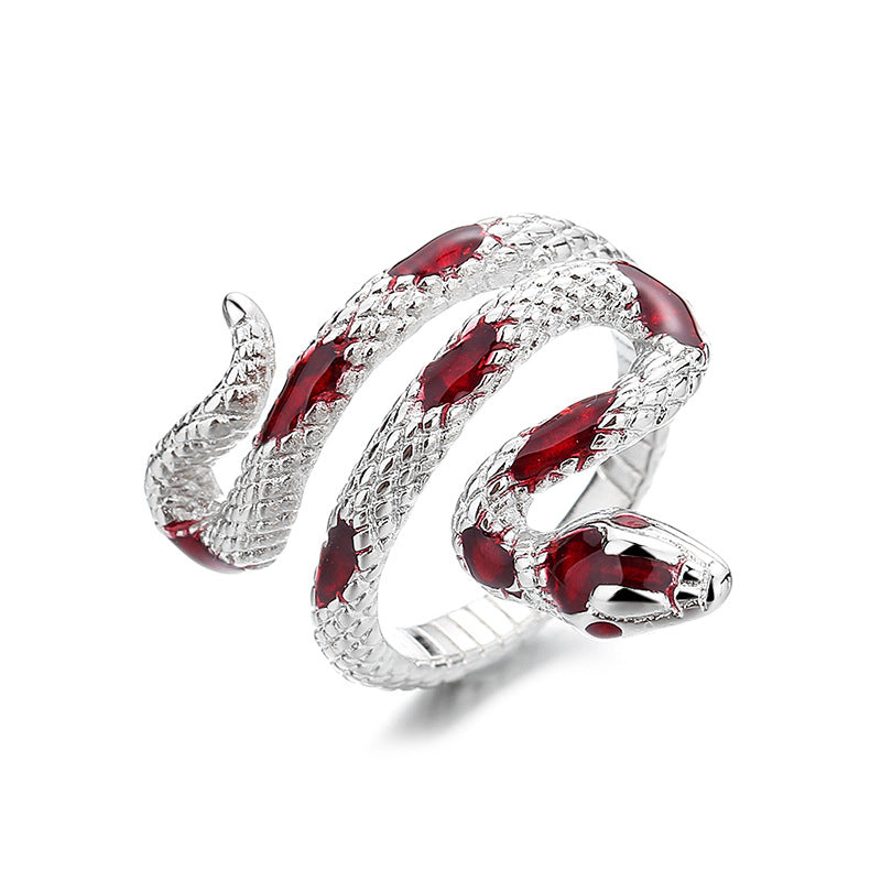 ONYX SERPENT RING
