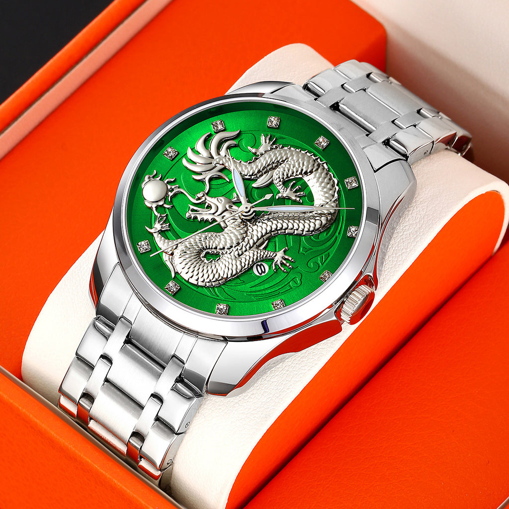 MEN'S DRAGON QUARTZ WATCH