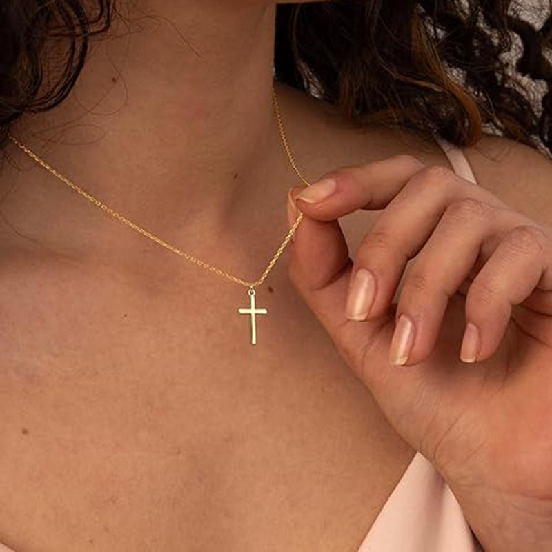 WOMEN'S MINI CROSS NECKLACE