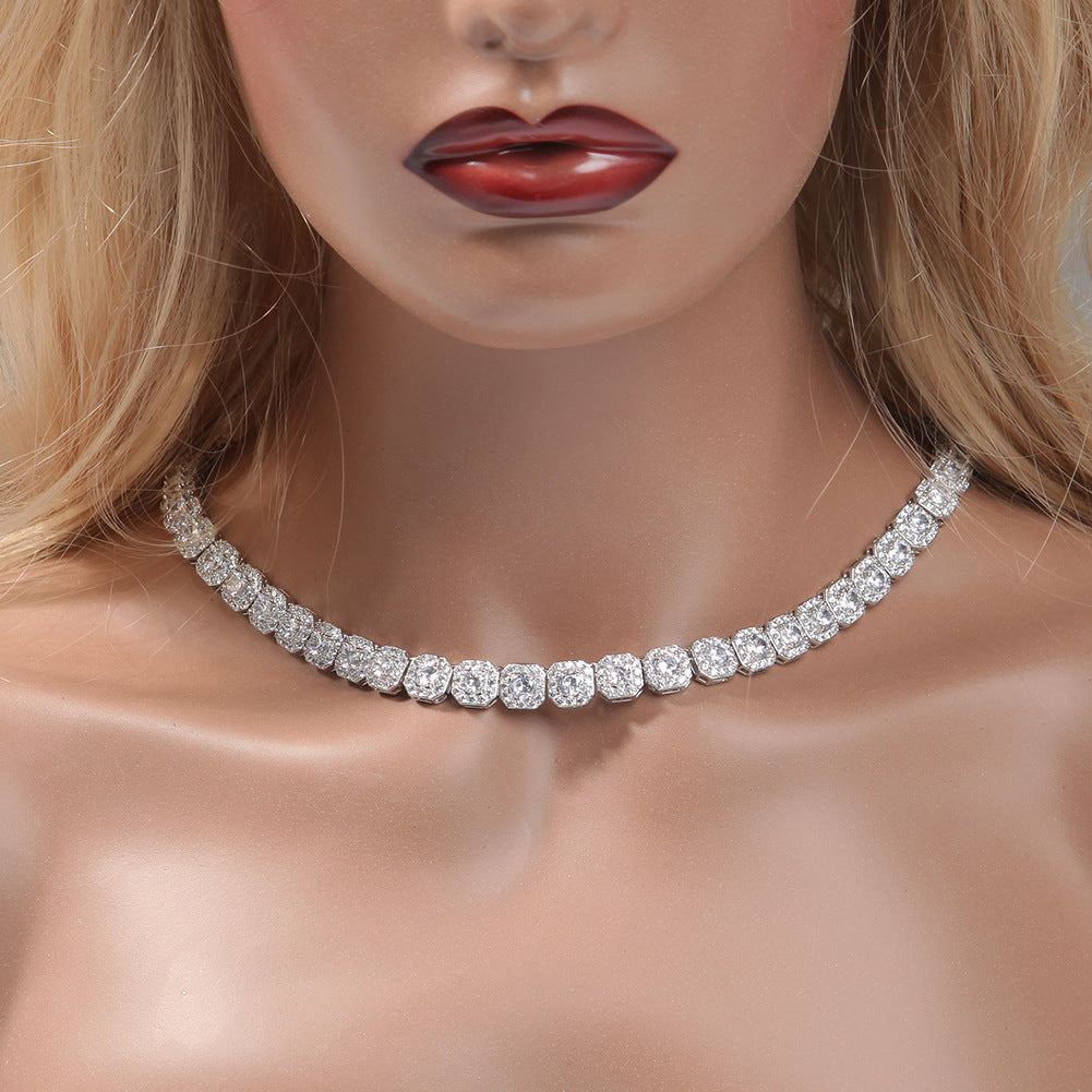 WOMEN'S SQUARE TENNIS CHAIN