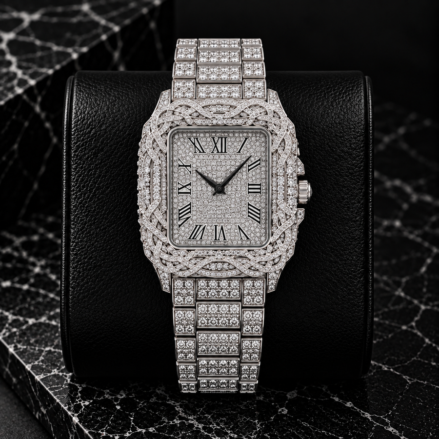 MEN'S BAGUETTE WATCH