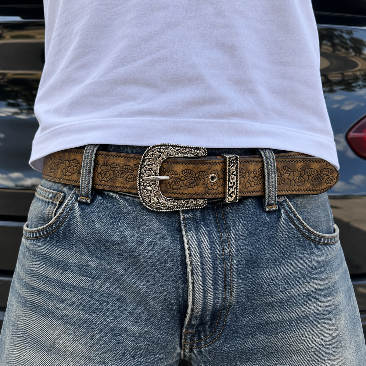 ONYX Vintage Leather Belt