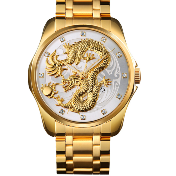 MEN'S DRAGON QUARTZ WATCH